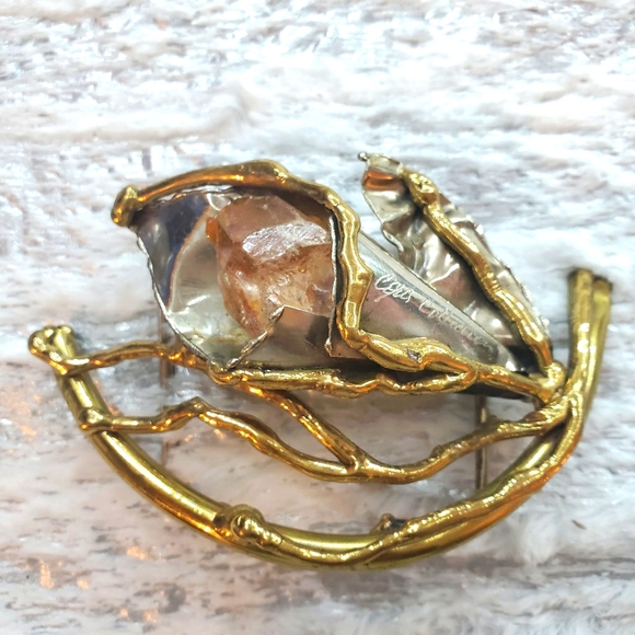 Carvalhu Brazilian Brass 1970s Vintage Buckle Accessories | Carvalhu Brazilian Brass 197s Vintage Buckle  main image 3